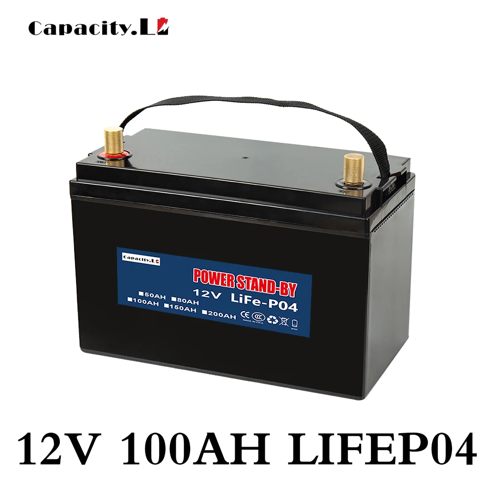 12V100AH Lifepo4 battery pack 80ah Rechargeable battery 50ah for Outdoor Camping RV Ship machine  solar battery