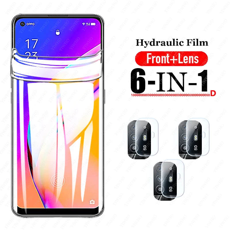 Hydrogel Film on For Oppo F19 Pro + 5g  Screen Protector for Oppo F19Pro Plus 5g Protective Film Camera Lens Tempered Glass