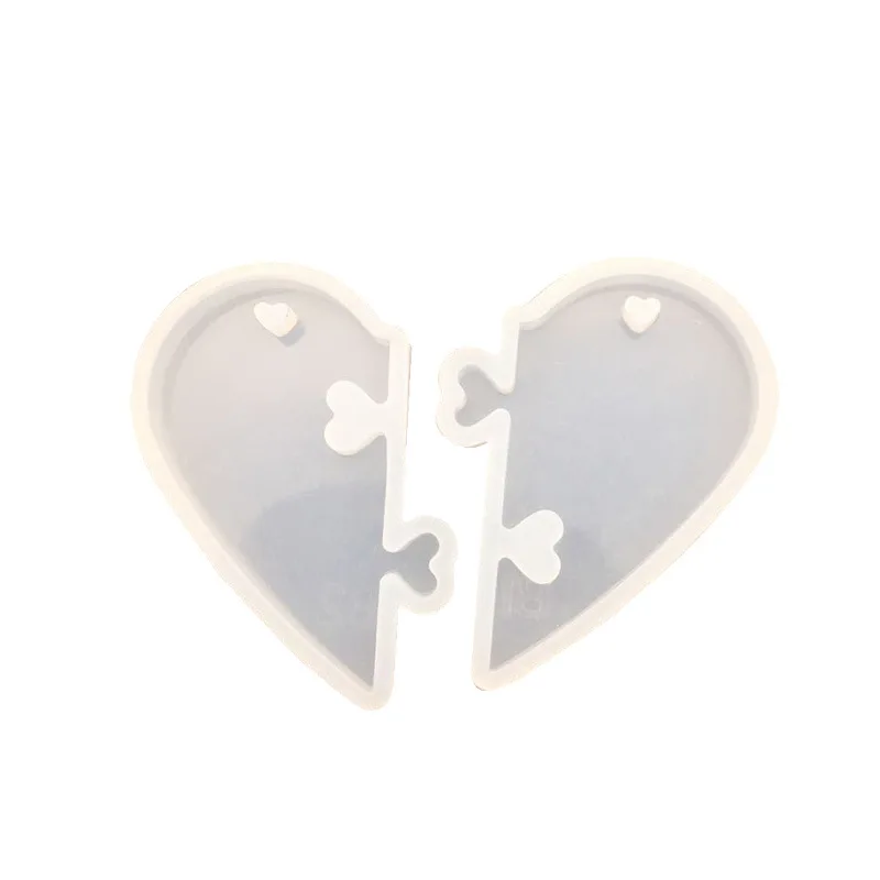 New Hand made Love locks for lovers Pendant Silicone Molds For Resin DIY Jewelry Making Epoxy Resin Mould Jewelry Tools