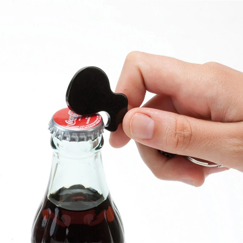 Promotional Gifts Custom Logo Guitar Shaped Keychains Metal Bottle Openers Personalised Key Rings Beer Bottle Openers 100 Pieces