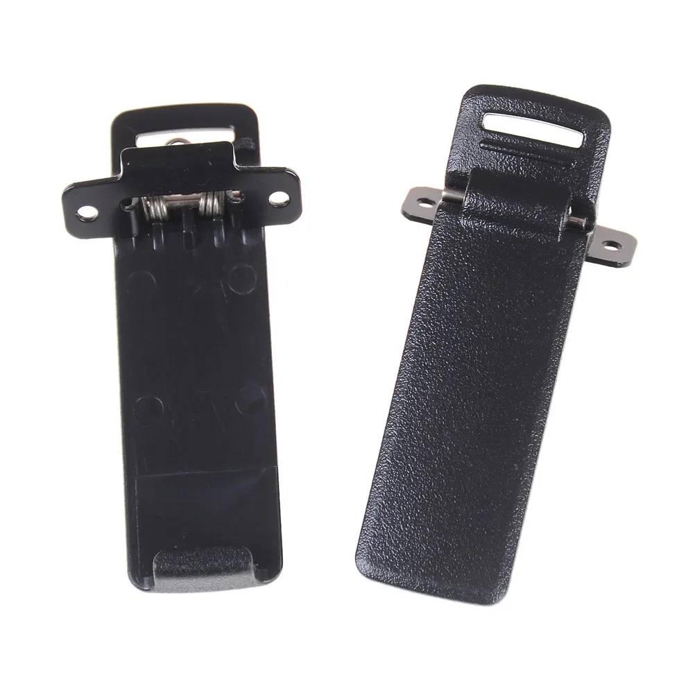 2Pcs Belt Clips Screws Walkie Talkie Spare Part Back Belt Clip For Baofeng UV-5R 2-way Radio UV5R