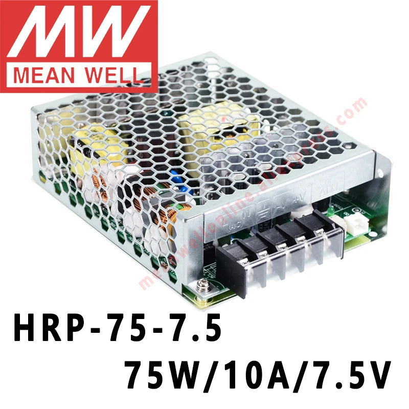 

Mean Well HRP-75-7.5 meanwell 7.5V/10A/75W DC Single Output with PFC Function Switching Power Supply online store