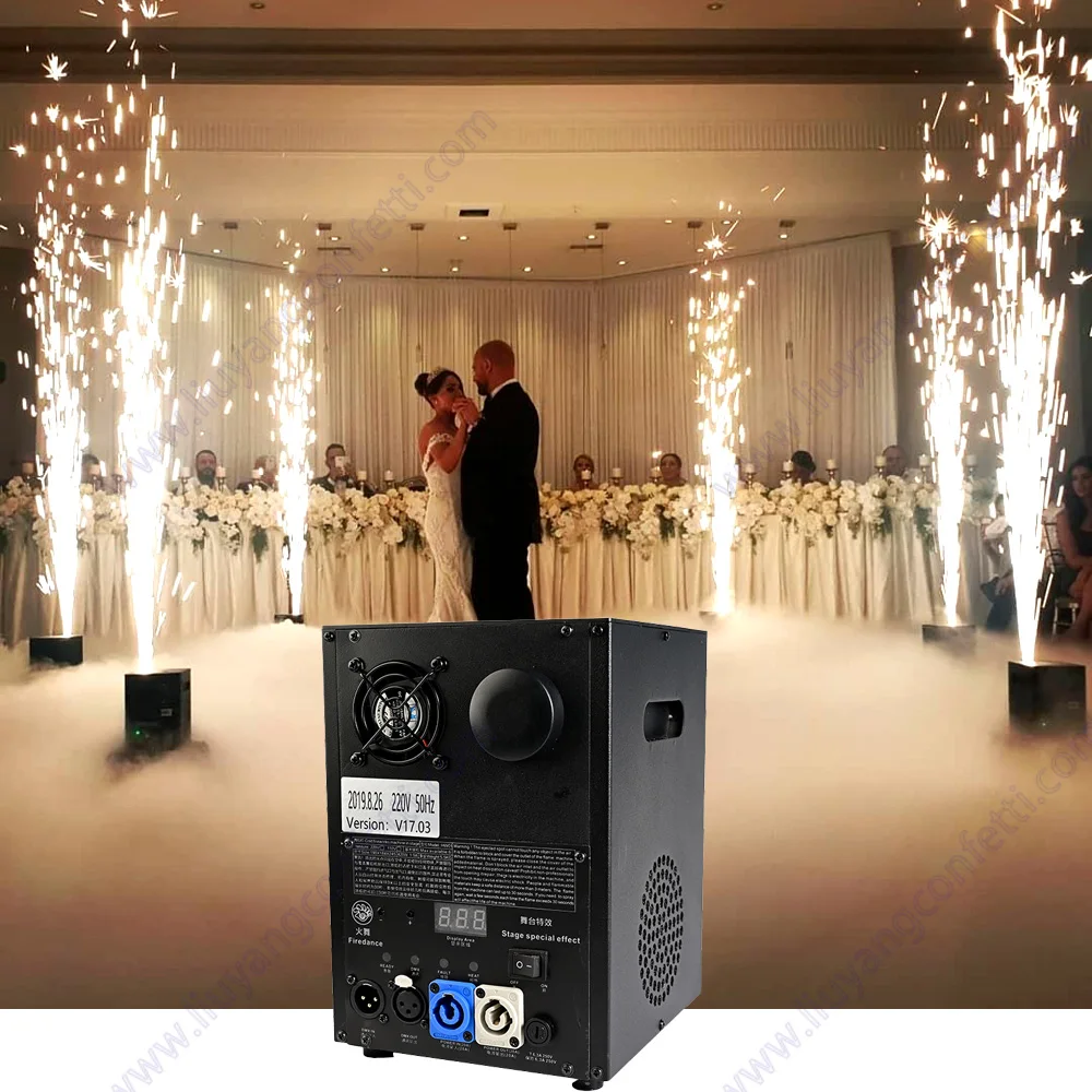 

Cold Spark Machine Dmx Remote Indoor Wedding Christmas Party Stage Show Sparkler Event Dj Firework Fountain Pyro Wed Firecracker