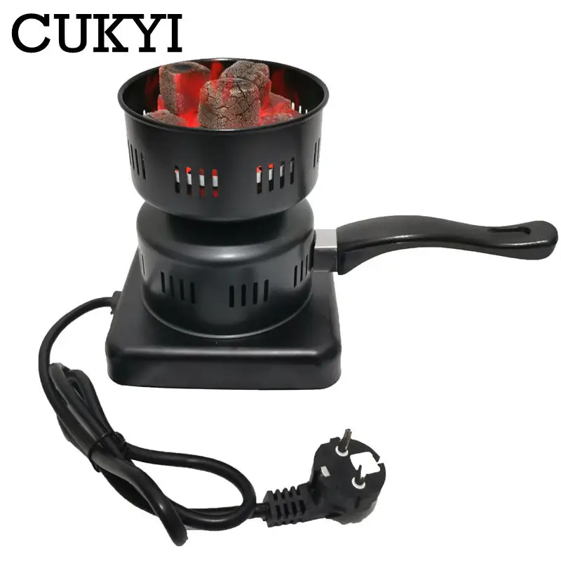 CUKYI 1000W Hookah Furnace Smoking set hookah accessories Carbon-fired Electric Furnace Portable Household hookahdecorative pot