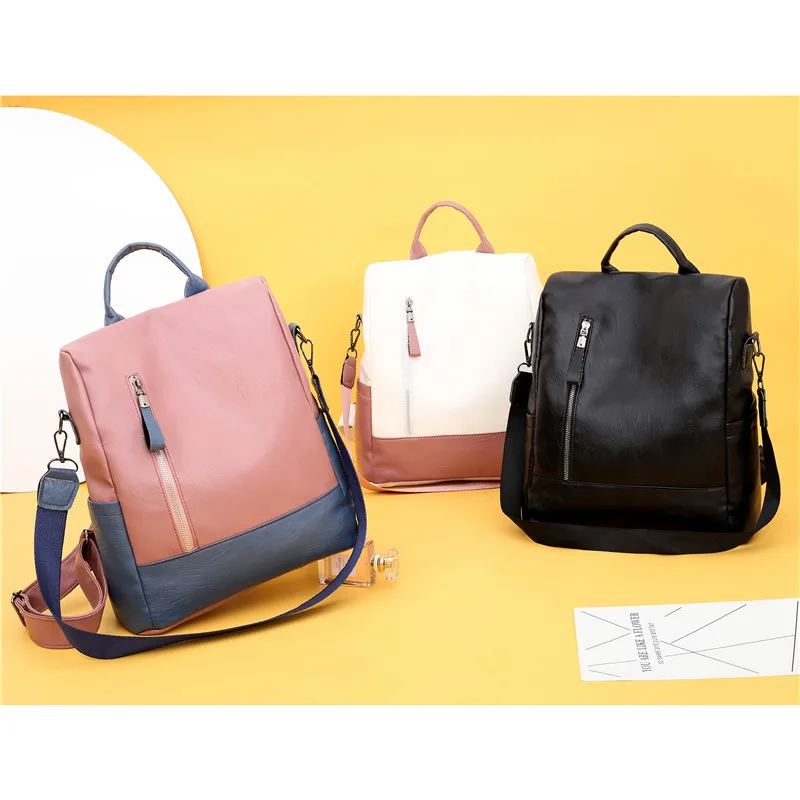 Fashion Backpack For Ladies Shoulder Bag Anti Theft Backpack Women Large School Bags For Teenage Girl Mochila Female