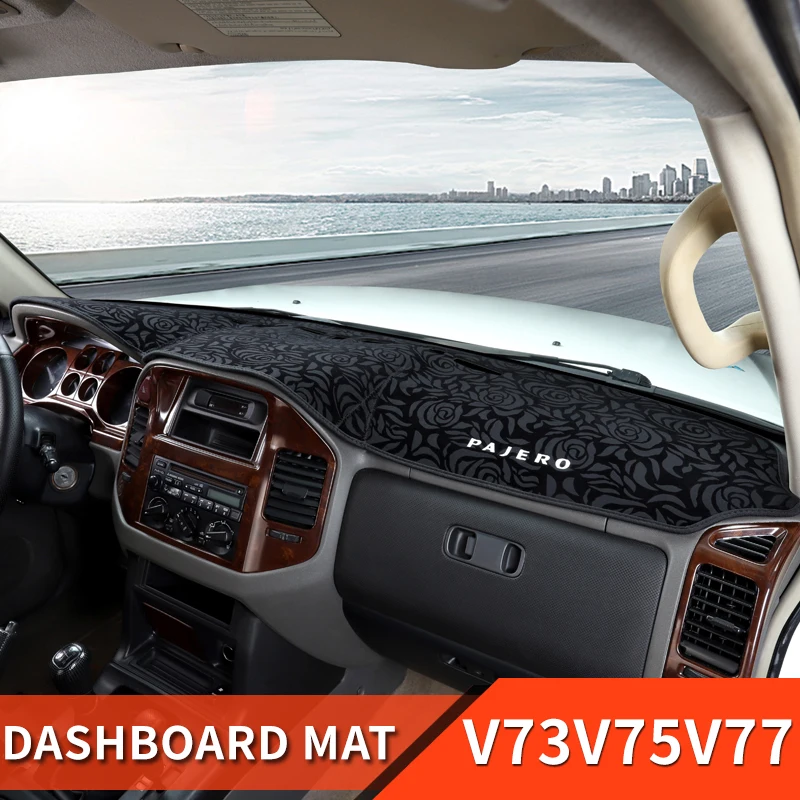 

Аксессуары для Mitsubishi Pajero v73v75v77 коврик для приборной панели Легкий Pajero io полный Pinin Montero модификация украшение