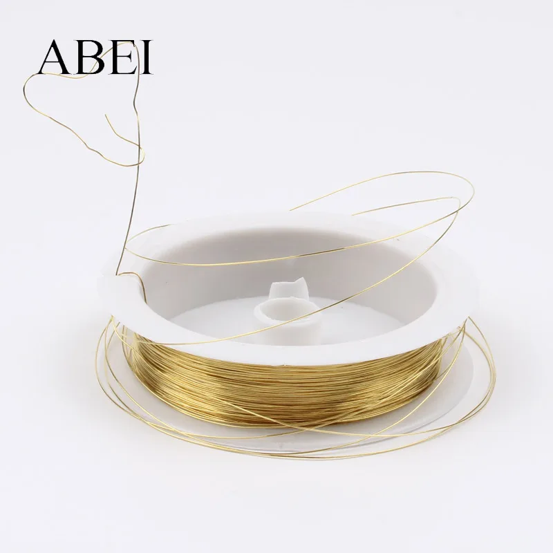 0.3mm 30yards Copper Wire Bobbin DIY Jewelry Tools Handmade Crafts Accessories Metalic String