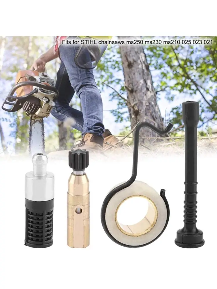 ลูกโซ่ปั๊มน้ำมันเกียร์น้ำมันท่อกรองชุดชุดอุปกรณ์เสริมสำหรับSTIHL MS 250 MS230 MS 210