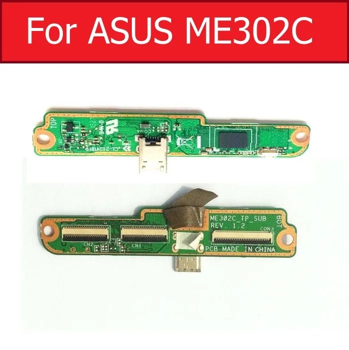 

Плата зарядного устройства USB для ASUS ME302C, порт USB Jack, печатная плата разъема модуля, запасная плата для ремонта