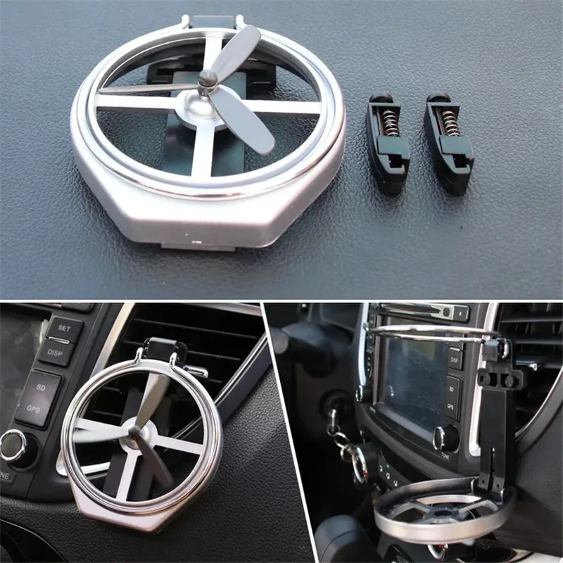 Car Cup Holder Foldable Car Bottle Drink Holder Air Vent Clip Air Conditioning  Car Coasters Cupholder