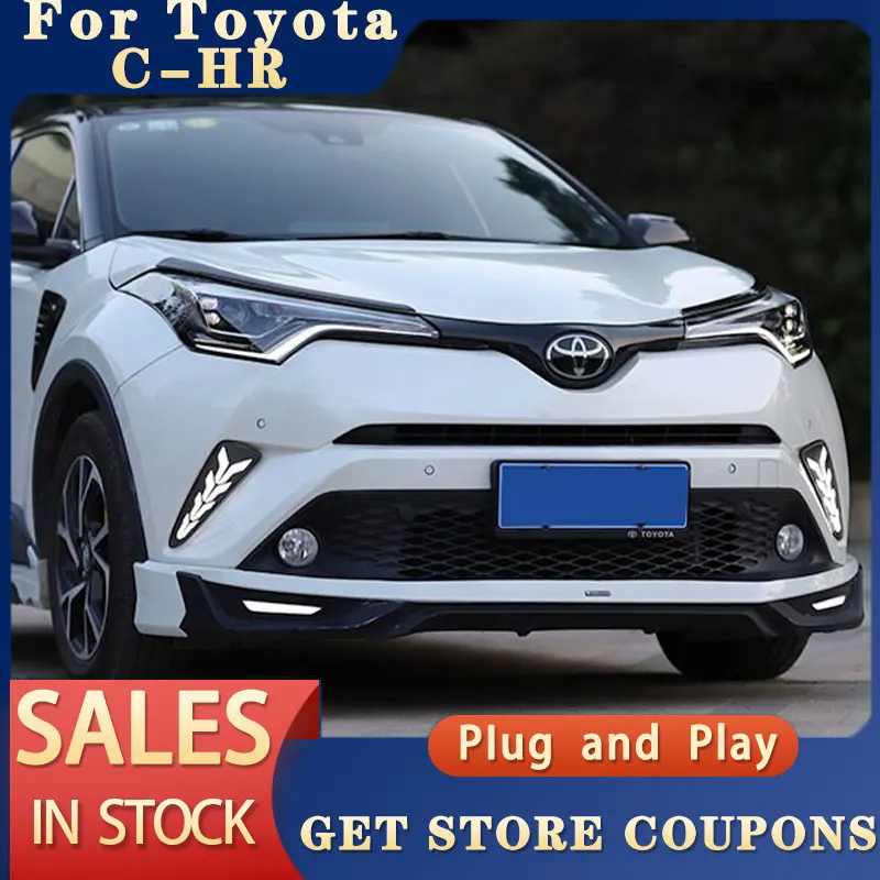 

For Car Toyota C-HR 2018-2021 Head lights DRL Day Running Light LED Bi Xenon Bulb Fog Lights Car Accessory CHR Head Lamp