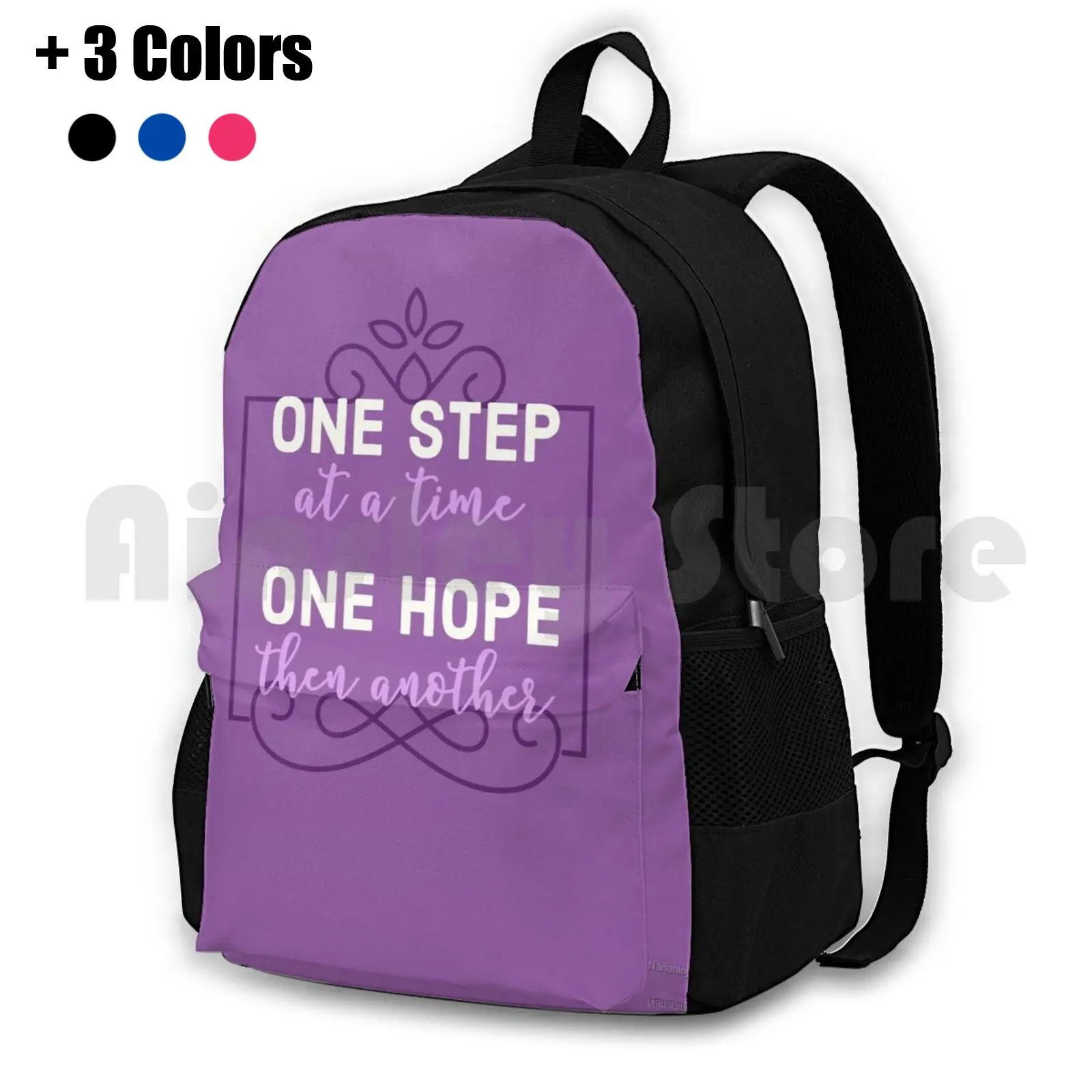 Journey To The Past Outdoor Hiking Backpack Riding Climbing Sports Bag One Step At A Time One Hope Then Another Anastasia