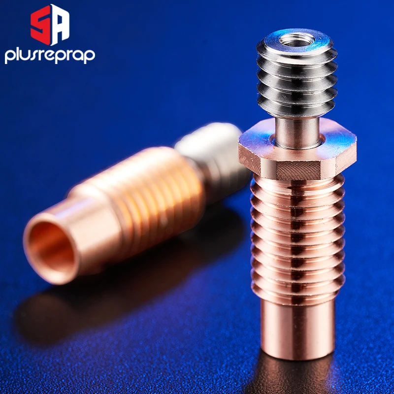 3D Printer NF V6-Zone Heat Break Copper & Aerospace Materials Throat For 1.75mm Nozzle V6 HOTEND Heater Block