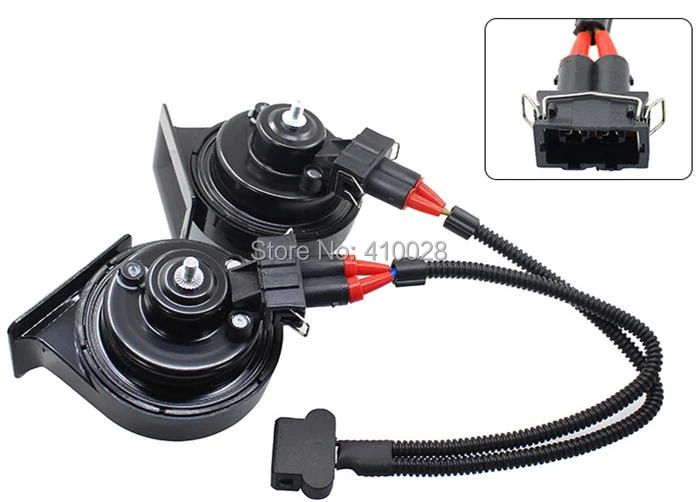 worldgolden 1pcs Car Horn Speaker Adapter Pigtail Socket  two special line beam horn Wiring Harness for vw for audi for hyundai