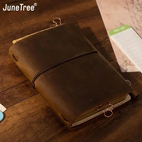 Многоразовый кожаный блокнот juneTree с перезаряжаемыми страницами — фото товара