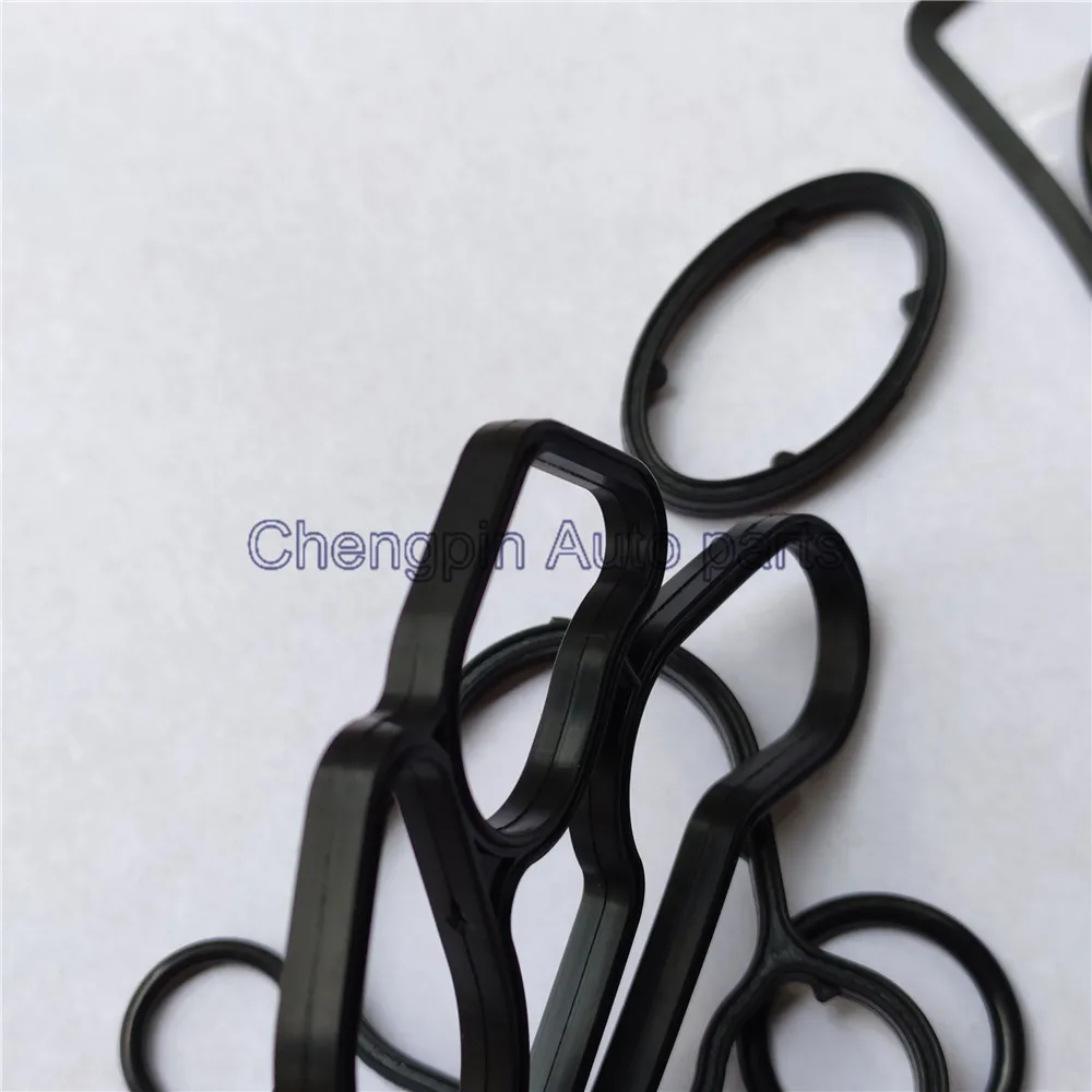 10X Cooling System Oil Cooler Gasket Seals OEM# 55354071 24445723 55354072 For Chevrolet Cruze 1.6L 1.8L Sonic Astra Zafira