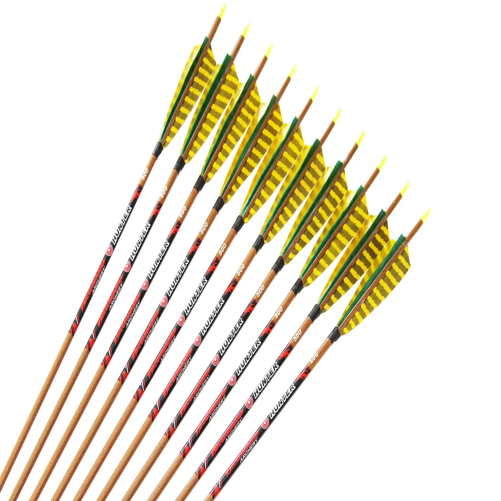 Dechuang Archery Carbon Arrows Spine340 400 500 600 ID6.2mm 5