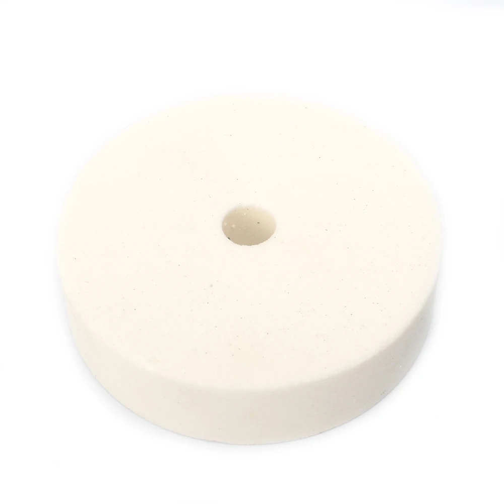 3 inch White Ceramic Grinding Wheel With bore 10mm Abrasive Polishing Pad Abrasive Disc for Stone Metal Grinder 1Pcs  (White）