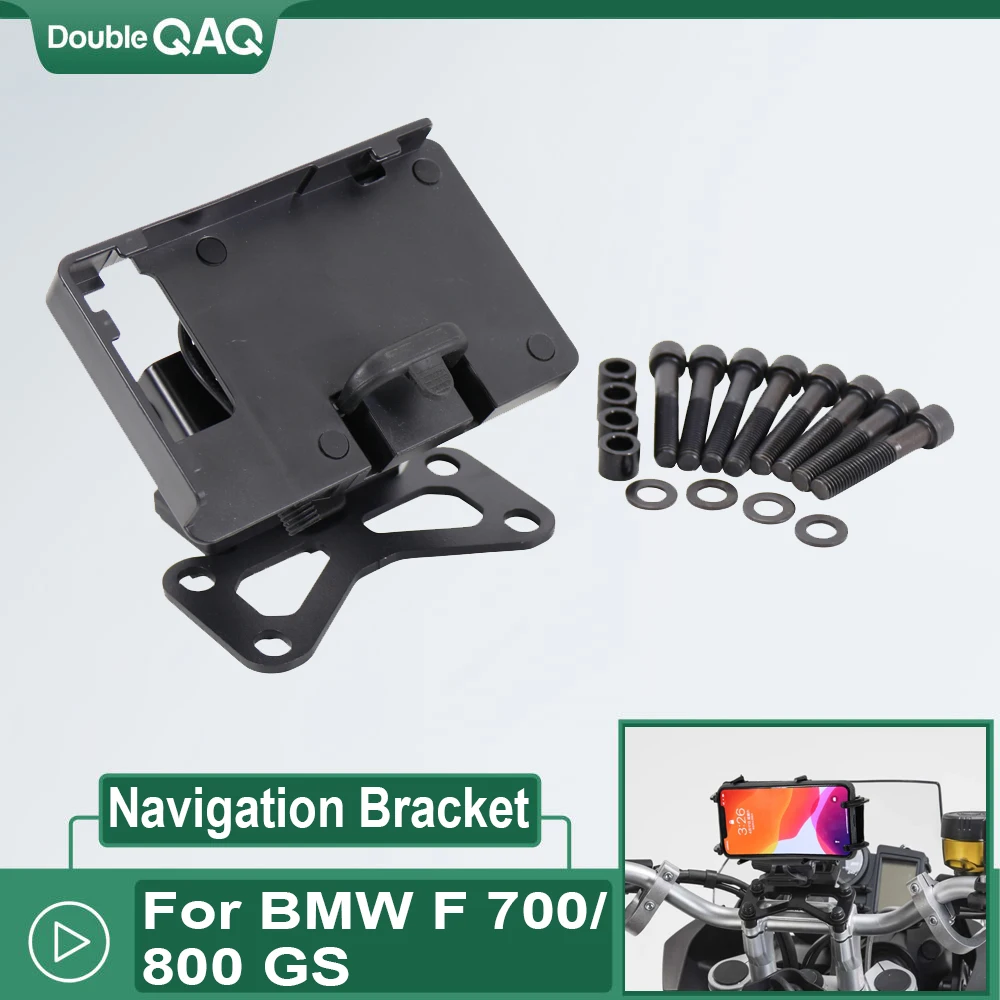 

Motorcycle For BMW F700GS F800GS Front Phone Stand Holder Phone GPS Navigaton Plate Bracket