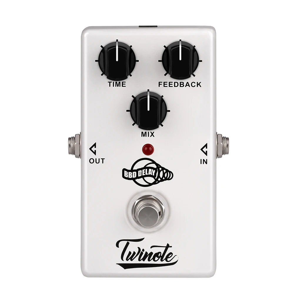 

Twinote Electric Guitar Effect Pedal Vintage Old School Distortion Modern FUZZ Overdrive BBD Analog Delay Analog Chorus Effects