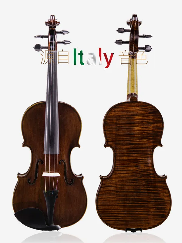 

Best performance Antonio stradivari 1715 Brow Handmade Violin All European Wood 4/4 3/4 Professional violin & case bow string