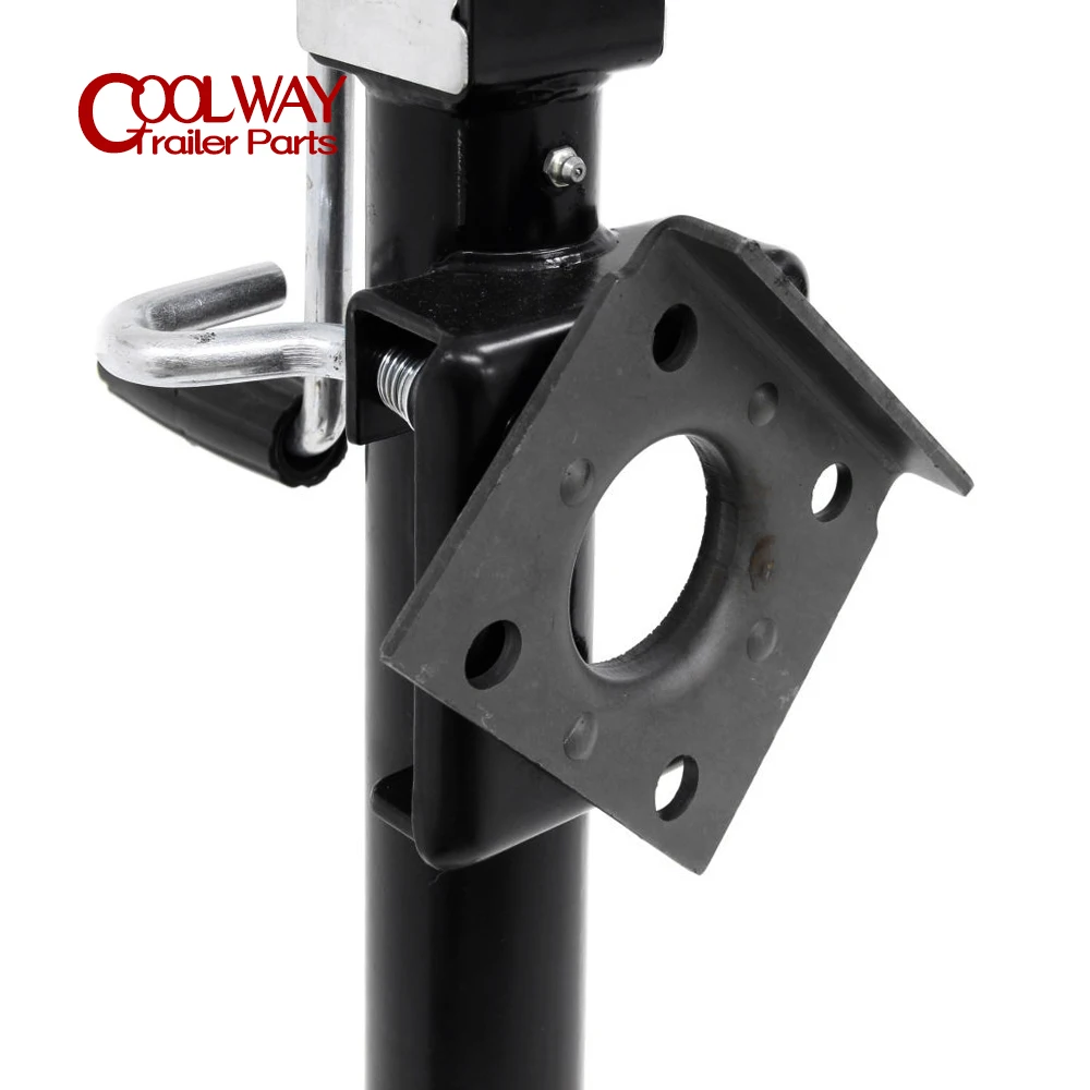 2000ปอนด์15นิ้วลม Bracket Mount หมุน Trailer แจ็คยืนสนับสนุนขามุมคงที่ Camper อะไหล่ Caravan อุปกรณ์เสริม