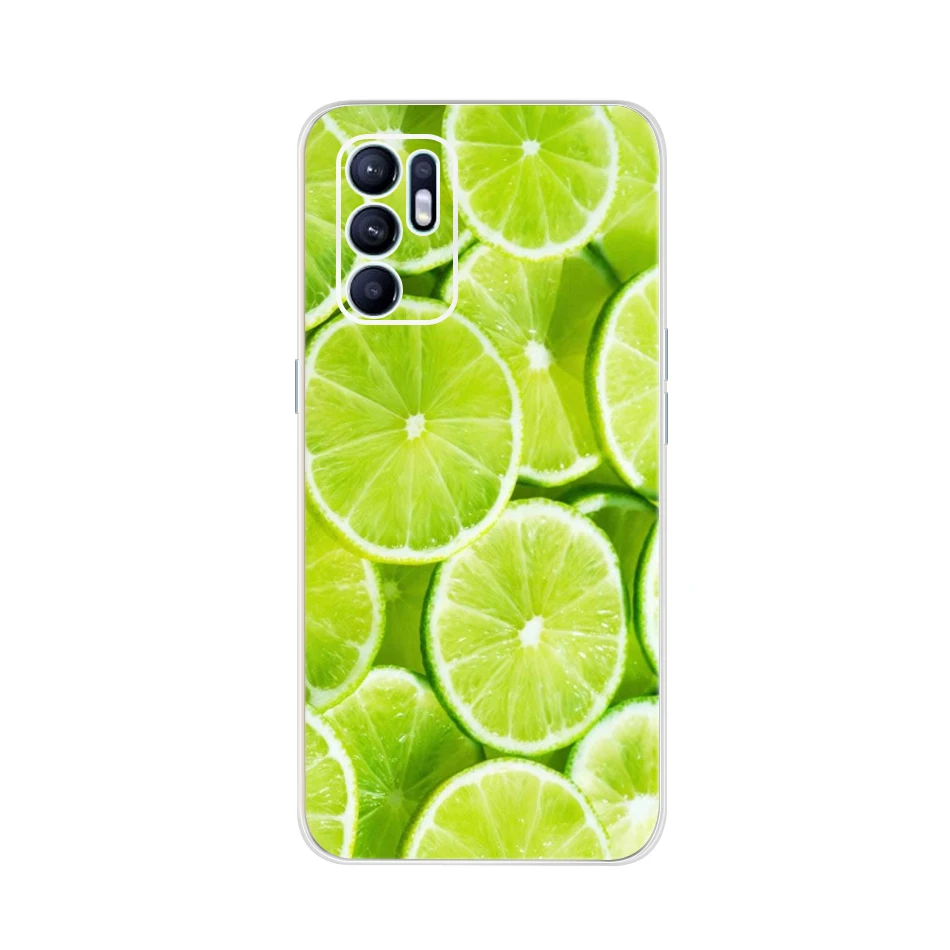 Soft Silicone Case For OPPO Reno6 (Reno 6 4G) CPH2235 Phone Case Printing Transparent TPU Back Cover For Oppo Reno6 5G CPH2251