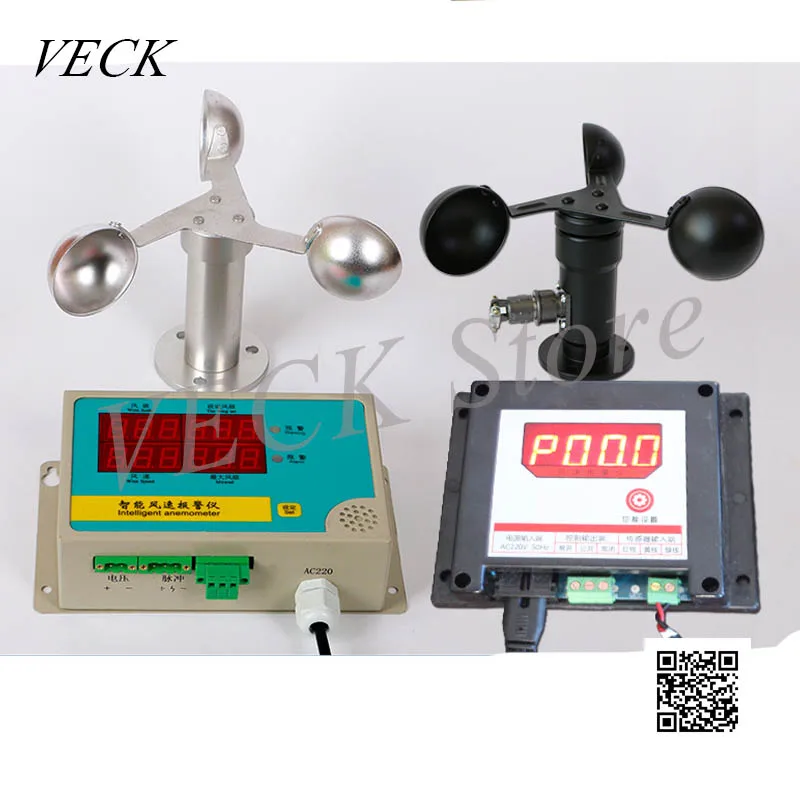 Wind Speed Alarm Tower Crane Anemometer Tower Wind Speed Tester Meter