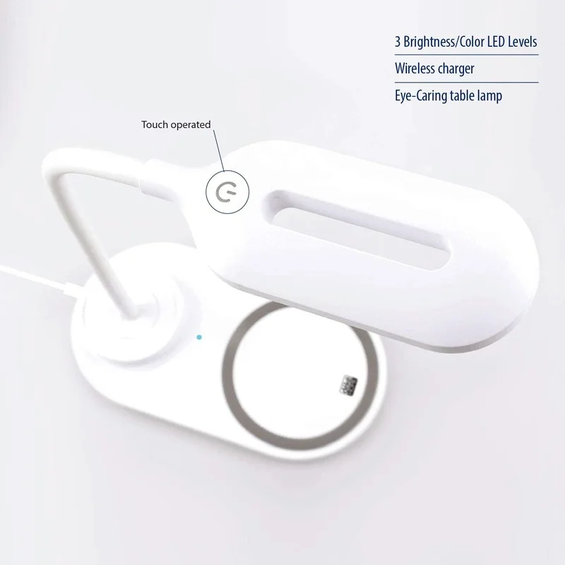 الأكثر مبيعًا شاحن لاسلكي بأرخص سعر مصباح LED مصباح مرن-مصباح ليلي عالمي شاحن للهاتف المحمول لشحن الهواتف المحمولة