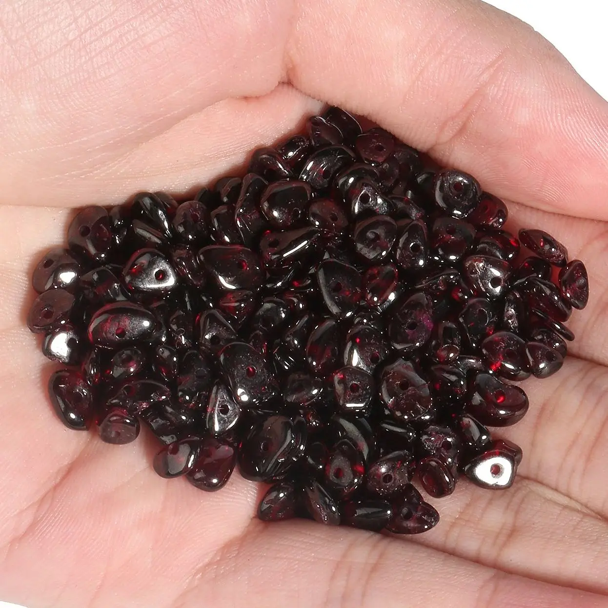 Natural Irregular AA Red Garnet Stone Chips Gravel Beads For Jewelry Making DIY Bracelet Necklace Accessorie 16 Inches