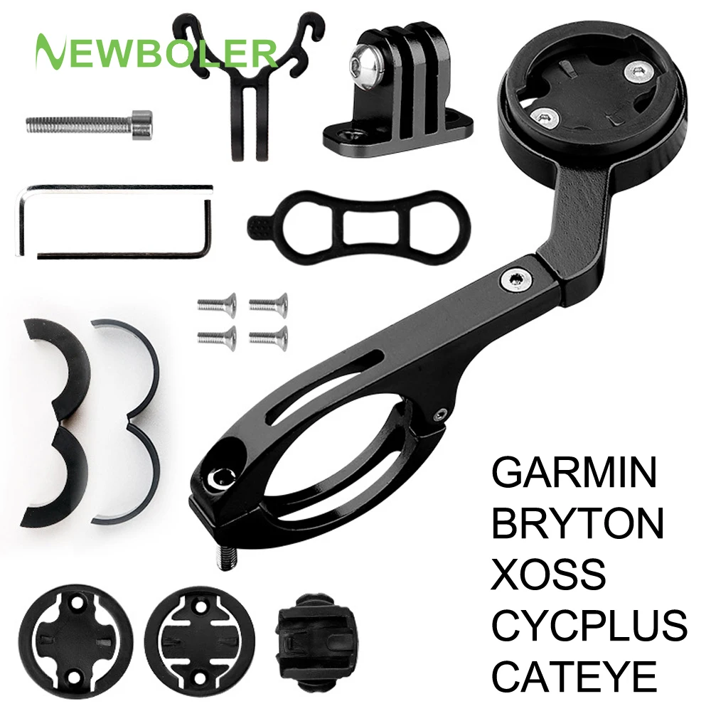 Bicycle Computer Odometer Wireless Support Extended Holder Gopro Camera Mount Bracket Handlebar For GARMIN XOSS BRYTON