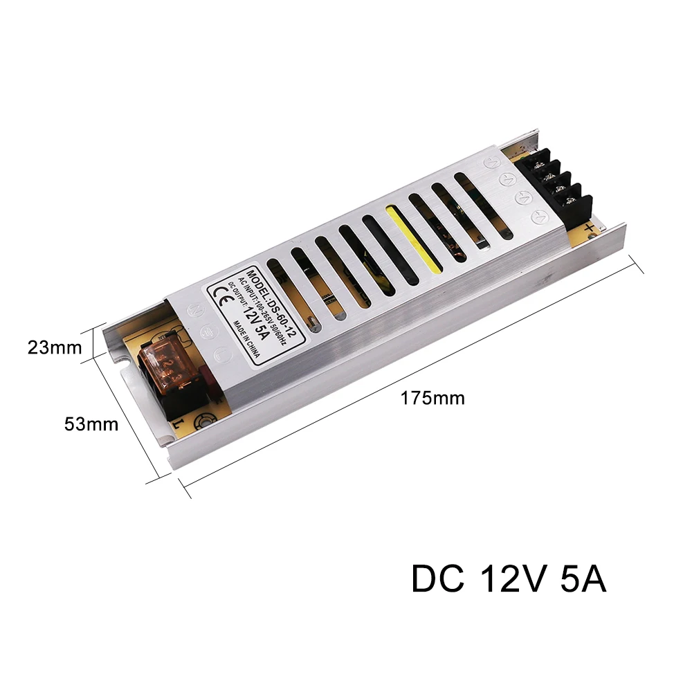 Ultra cienki zasilacz LED DC 12V 24V transformatory oświetleniowe 25W 100W 150W 200W 350W 300W 400W AC 185-265V sterownik do taśmy LED