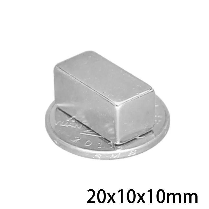 1~30pcs 20x10x10 mm Super Cuboid Block N35 Magnet 20x10x10mm Neodymium Magnetic 20mm*10mm NdFeB Strong Magnets 20*10*10 mm