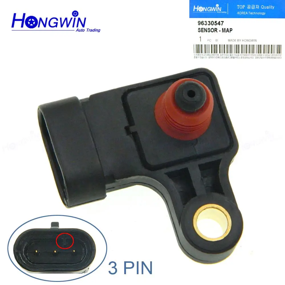 

96330547 Pressure MAP Sensor Fits Chevy Aveo 1.4L Daewoo Matiz Kalos 2.0L 96276354 96417830 25184081 96482570