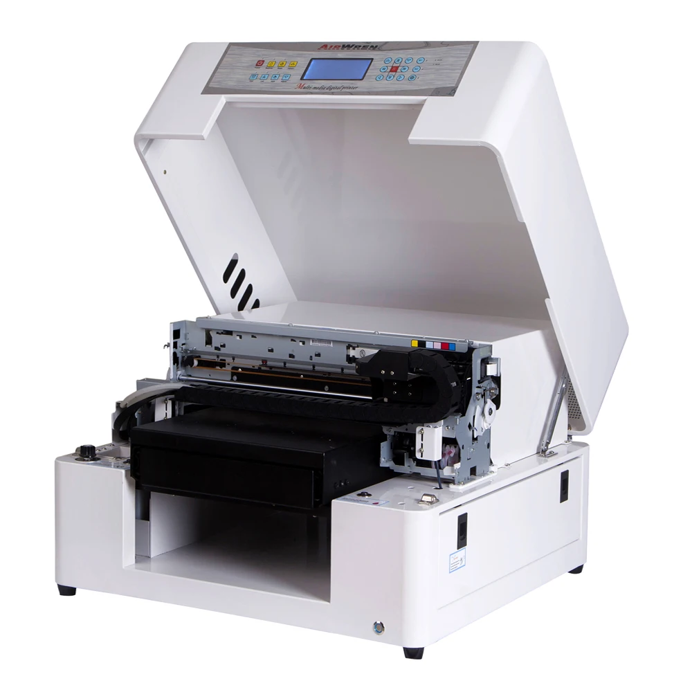 Digital Flatbed Guitar Picks UV Printing Machine A3 Size Automatic UV Printer for Dog Tag Wood Metal Glass