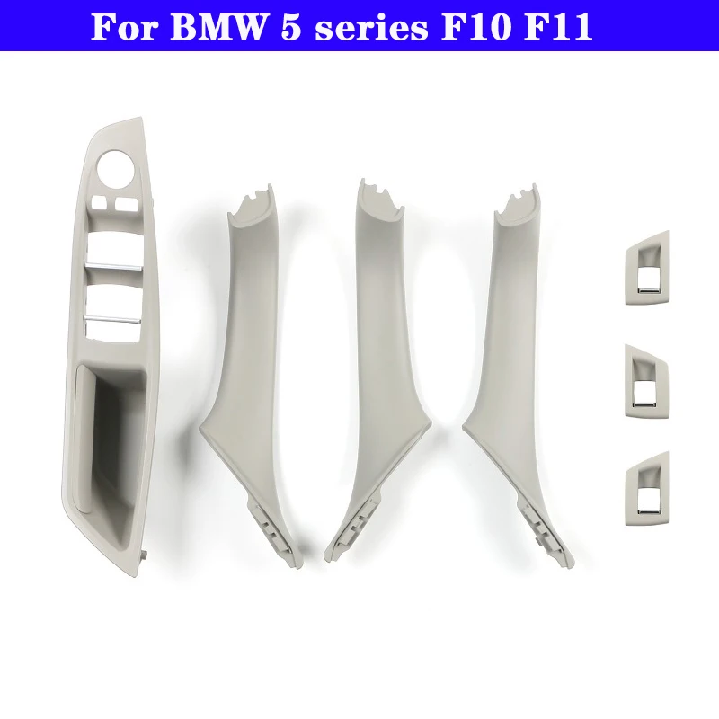 

For BMW 5 series F10 F11 Car Inner Door Panel Handle Pull Trim Cover Auto Interior Armrest RHD