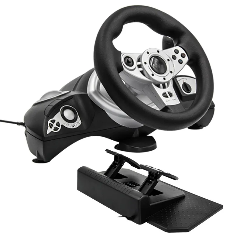 Computer Game Steering Wheel Vibration 270 Degrees PS 3 4 USB Host Mmulti Interface Selection PC Racing Gaming Driving Simulator