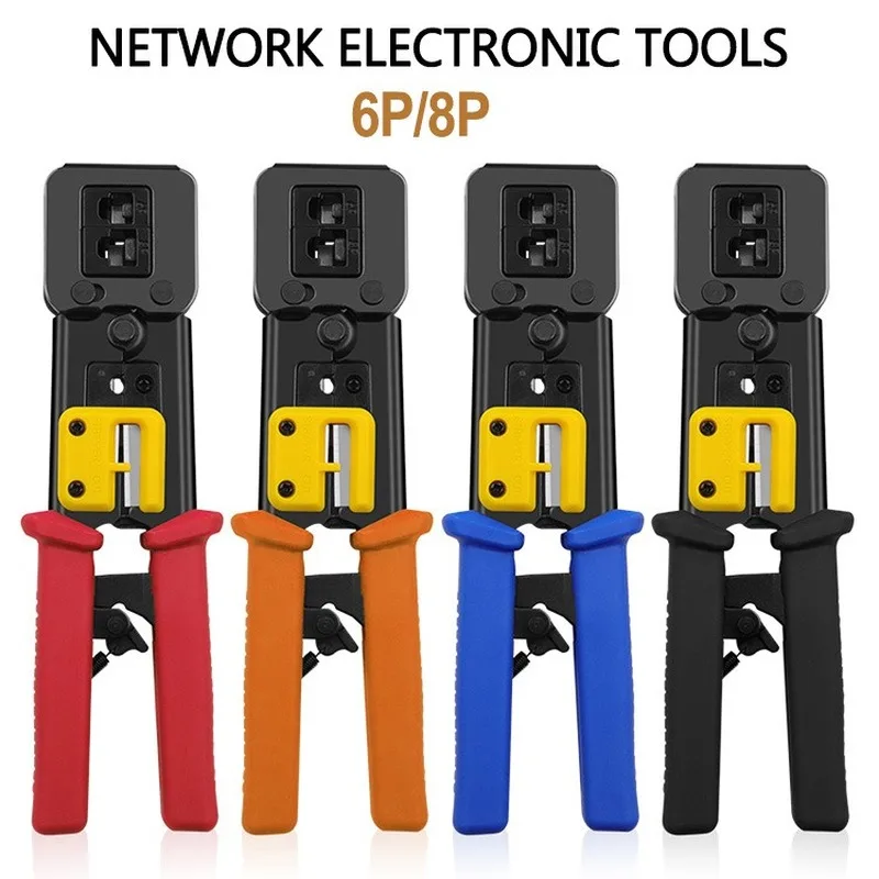 

NEW EZ rj45 crimper RJ45 Crimping Tool Hand Network Tool kit for cat6 cat5 cat5e rj45 rj11 connector 8P 6P Cable Wires plier