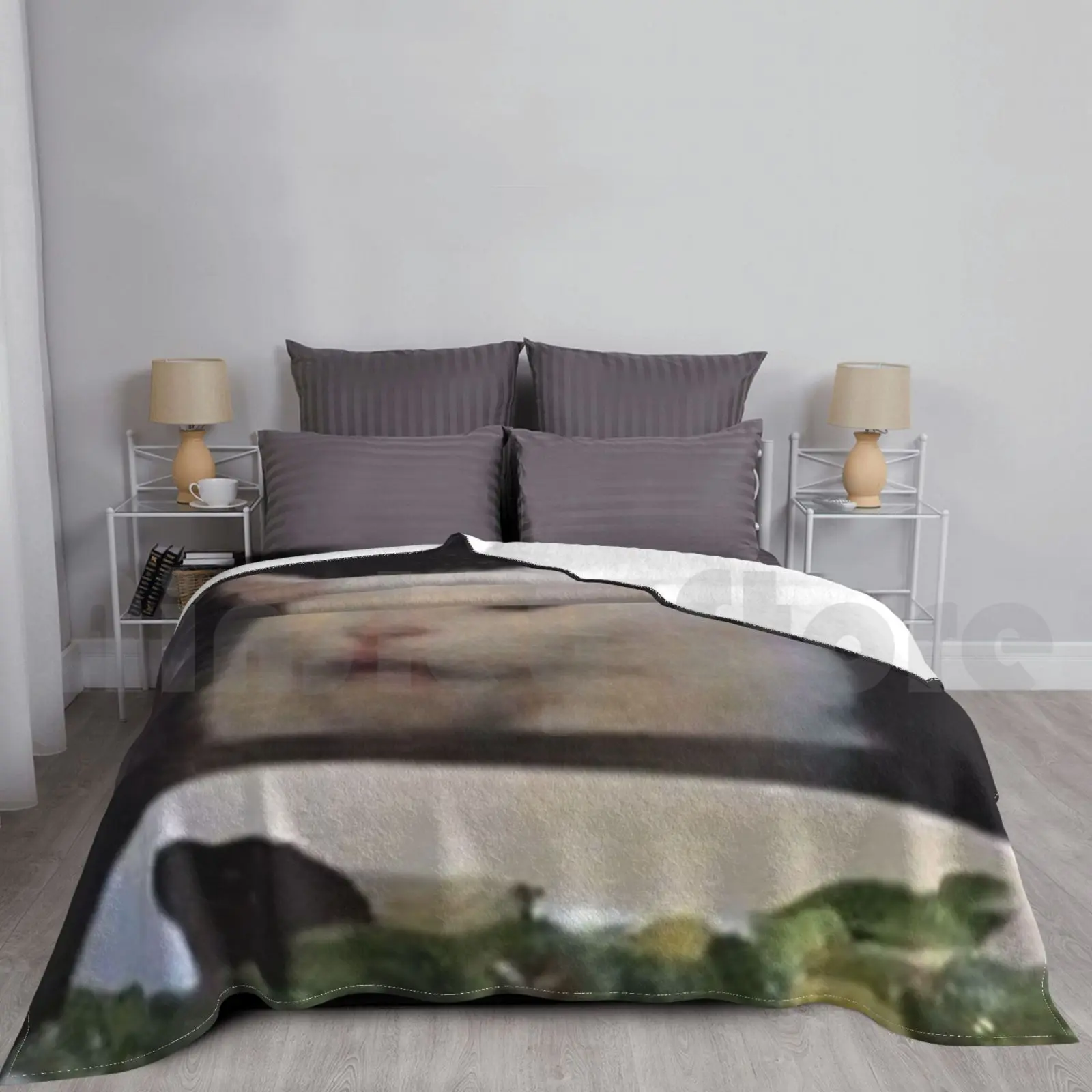 Smudge The Cat Blanket For Sofa Bed Travel Meme Cat Smudge Funny Cat Meme Angry Woman Cat At Table Vine White