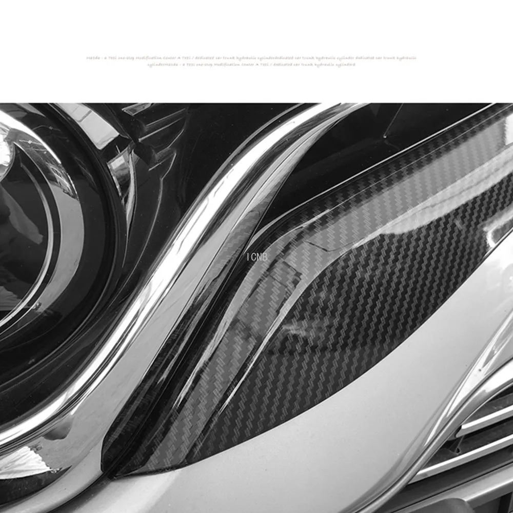 2PCS/set Chrome Plated ABS Trim Strip for Toyota Camry 2018 2019 XV70 8th Front Meshed Grille Accessories