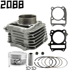 High Quality Motorcycle Cylinder Piston Ring Gasket Kit For SUZUKI Qingqi QM200GY GTX200 GS199 QM GTX 200cc Engine Spare Parts