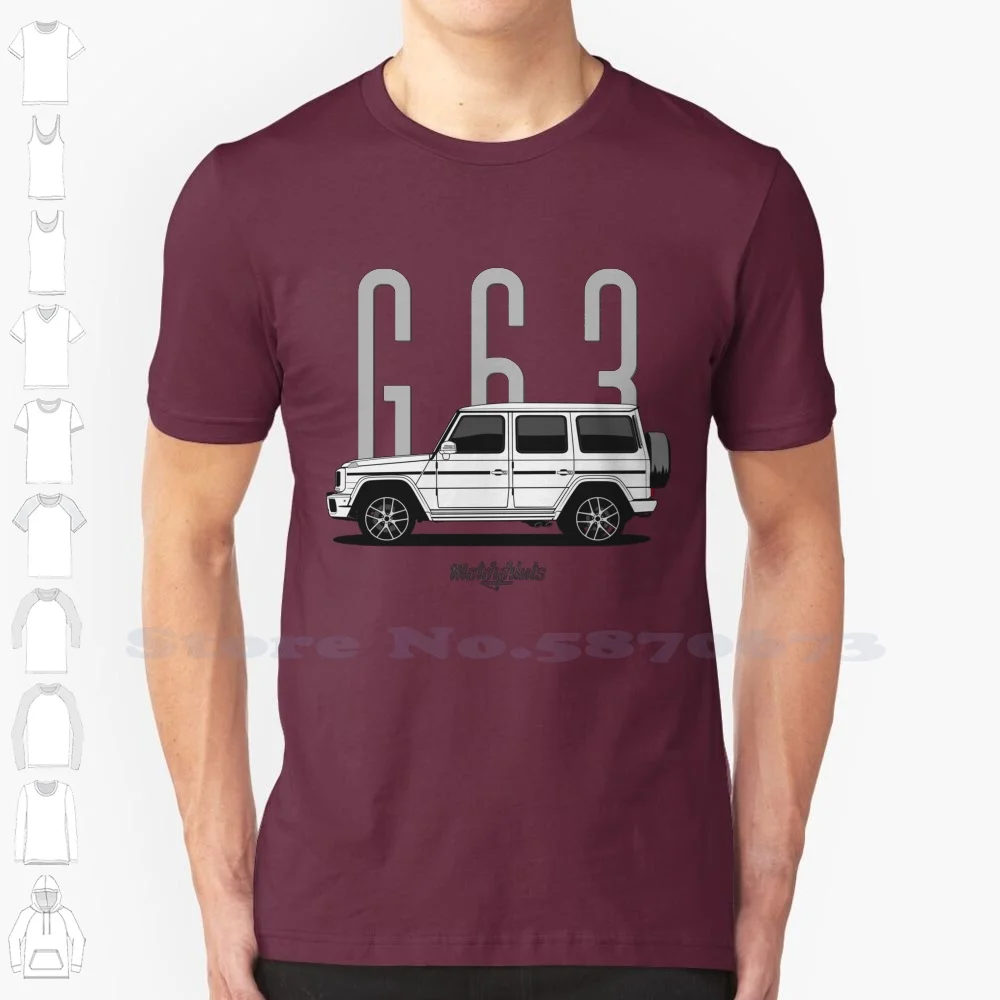 G ( White ) Summer Funny T Shirt For Men Women Gelandwagen Gwagon Sport Autobahn Carlsson Lorinser W463 G55 G63 G65