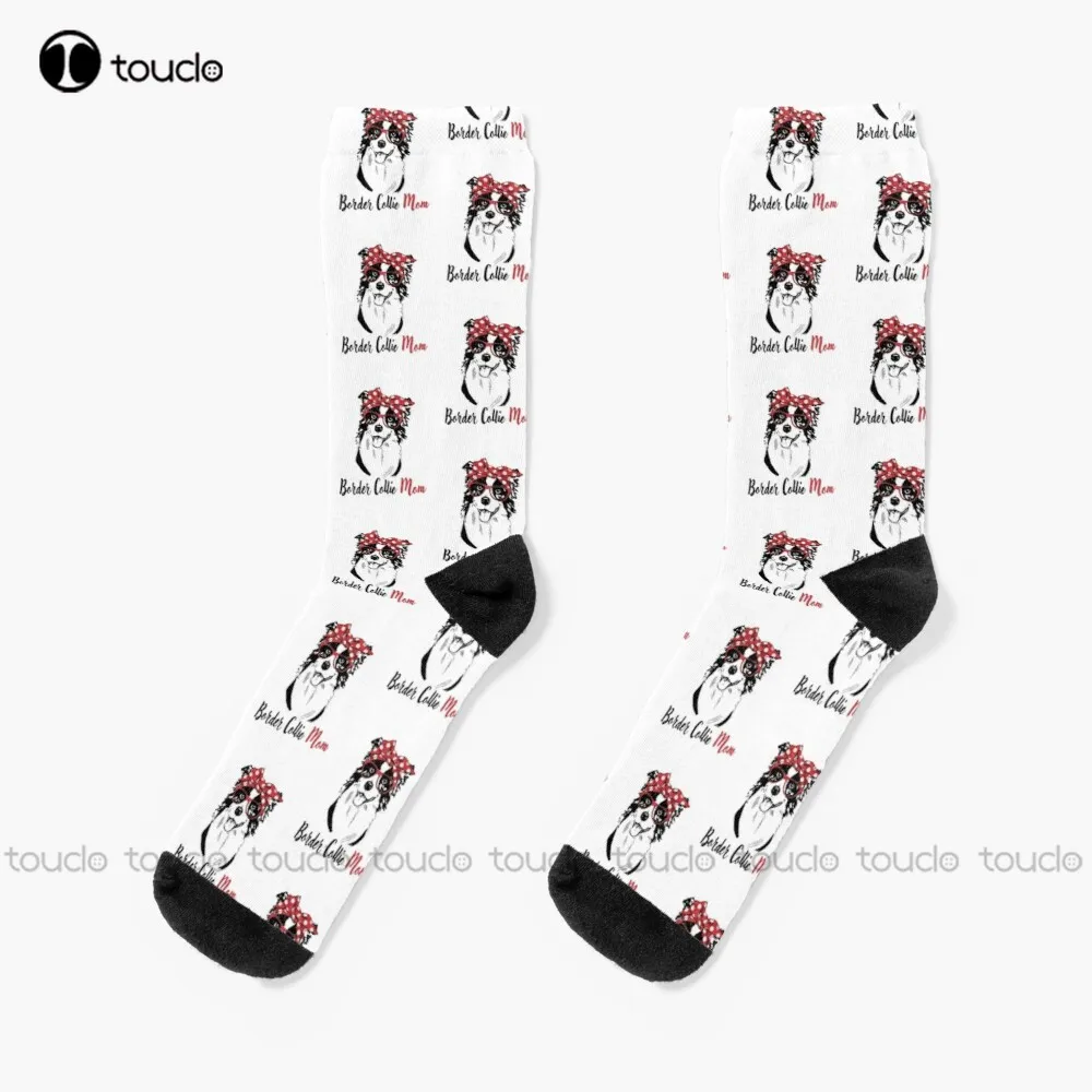 

Border Collie Socks Cute Socks Personalized Custom Unisex Adult Teen Youth Socks 360° Digital Print Christmas Gift Funny Sock