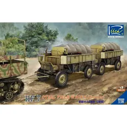 Riich Models RV35041 1/35 HF.7 Steel Field Wagen (Trailer) - Scale Model Kit