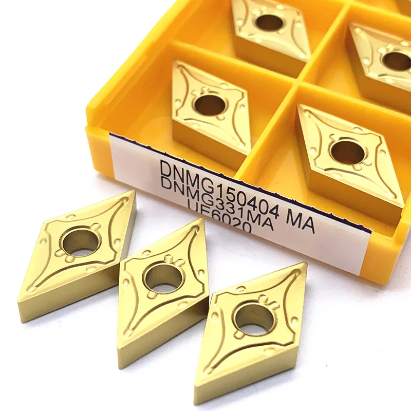 10PCS DNMG150404(08)MA VP15TF/UE6020 Cermet Carbide Inserts CNC Lathe External Turning Tools For Substitue MU NX252