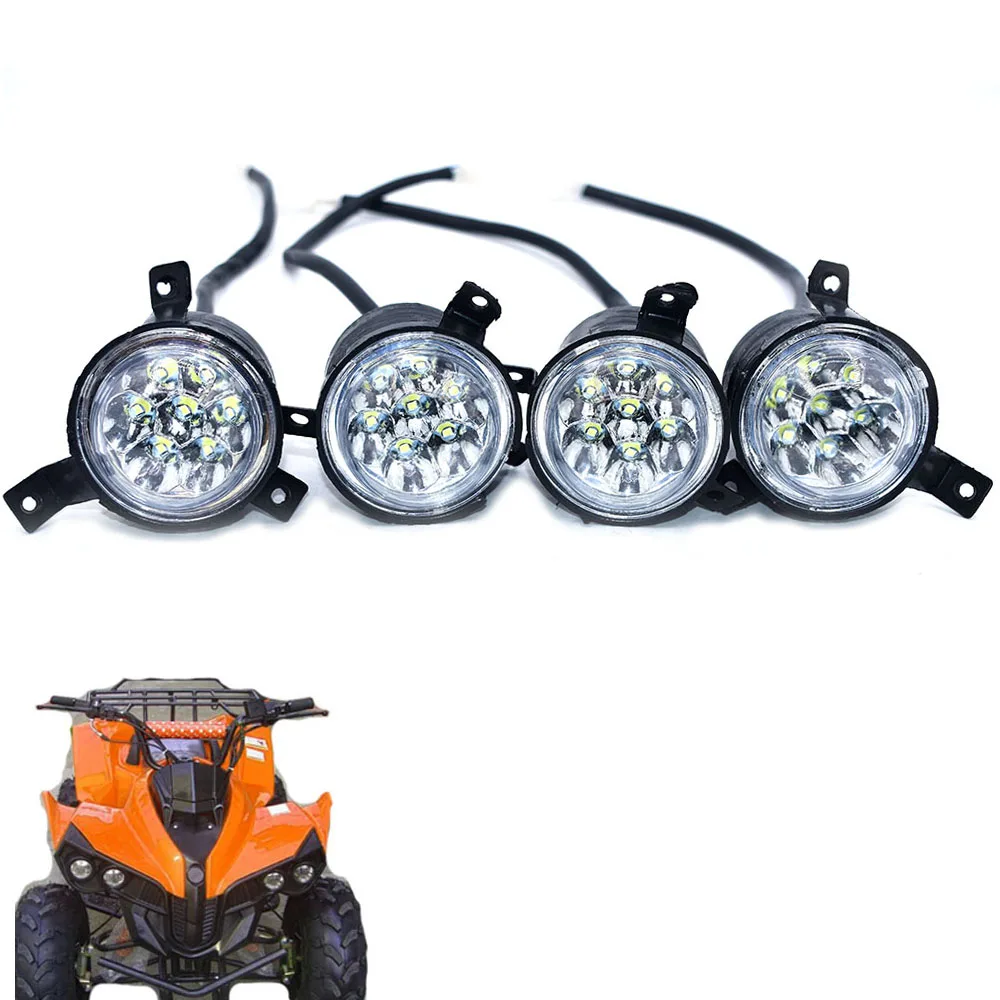 Luz LED para ATV, reflector para 50cc/70cc/90cc/110cc/125CC, rueda china de 5 pulgadas, 6 pulgadas, 7 pulgadas y 8 pulgadas, vehículo todoterreno,