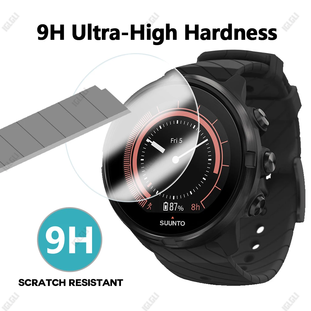 High-Quality Tempered Glass For Suunto Watch 3 5 7 9 Smart Watch Screen Protector film Clear Transparent Protective Accessories