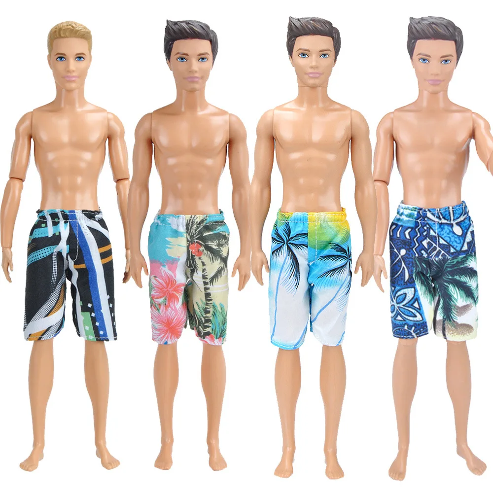 1/6 Ken Clothes Swimsuit Swimming Clothes Wear Short Pants Daily Casual Pants For Boyfriend Ken Clothes Doll Accessories