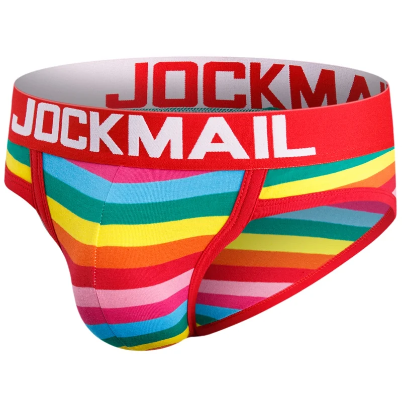 LGBTQ Party Clothing Cotton Rainbow Panties Colorful Color Fashion Shorts Briefs Home Casual Underwear Boxer For Men