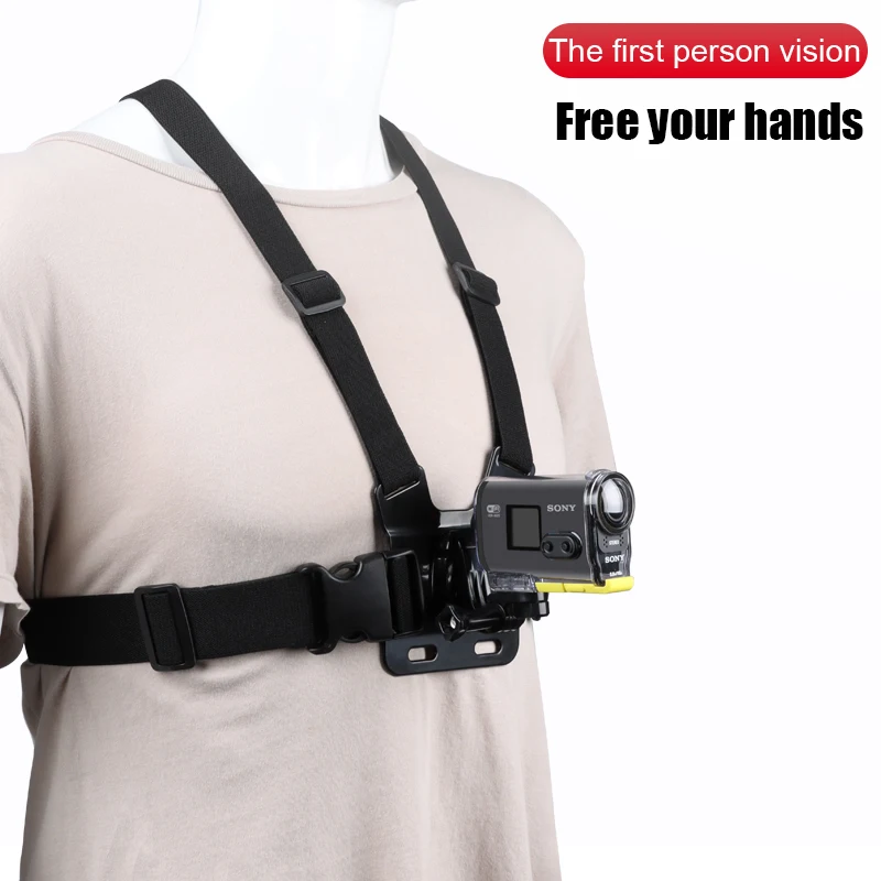 Chest Strap mount belt for Sony AS15 AS20 AS30 AS50 AS100 AS200 AS300 FDR X1000 X1000V X3000 X3000R AZ1 mini POV Action Camera